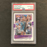 2020-21 Donruss #180 Buddy Hield Signed Card AUTO PSA Slabbed Kings