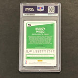 2020-21 Donruss #180 Buddy Hield Signed Card AUTO PSA Slabbed Kings