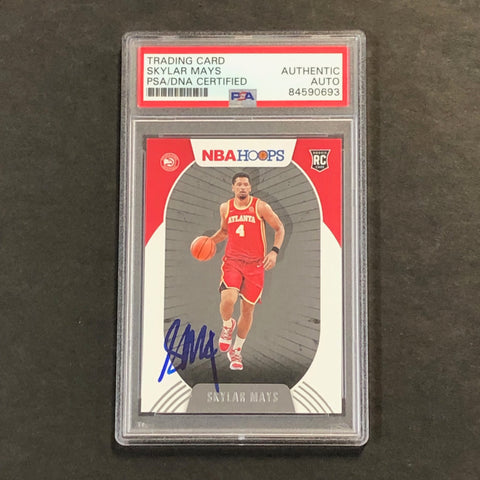 2020-21 NBA Hoops #243 Skylar Mays signed Auto Card PSA/DNA Slabbed RC Hawks