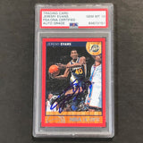 2013-14 NBA Hoops #180 Jeremy Evans Signed Card AUTO 10 PSA Slabbed Jazz