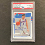 2020-21 Optic Rated Rookie #157 Killian Hayes Signed Card AUTO PSA Slabbed RC Pistons