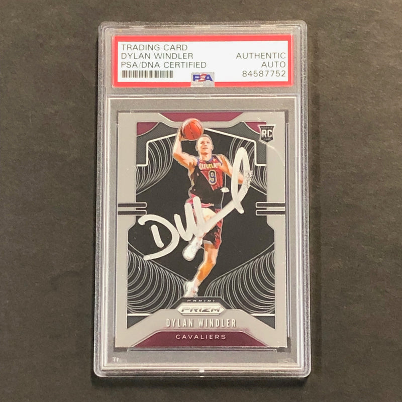 2019 Panini Prizm #270 Dylan Windler Signed Card AUTO PSA Slabbed RC Cavaliers