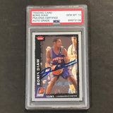 2008-09 Fleer Basketball #141 Boris Diaw Signed Card AUTO 10 PSA Slabbed Suns