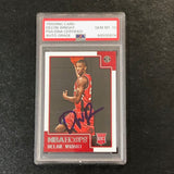 2015-16 NBA Hoops #292 Delon Wright Signed Card AUTO 10 PSA Slabbed RC Raptors