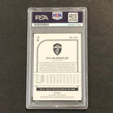 2019-20 NBA Hoops #221 Dylan Windler Signed Card AUTO PSA Slabbed RC Cavaliers