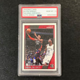 2016-17 NBA Hoops #229 Delon Wright Signed Card AUTO 10 PSA Slabbed Raptors