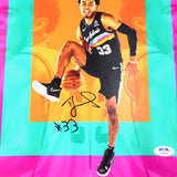Tre Jones signed 11x14 photo PSA/DNA San Antonio Spurs Autographed