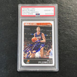 2014-15 NBA Hoops #26 Miles Plumlee Signed Card AUTO 10 PSA Slabbed Suns