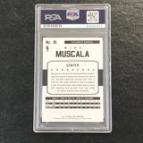 2015-16 NBA Hoops #16 Mike Muscala Signed Card AUTO 10 PSA Slabbed Hawks