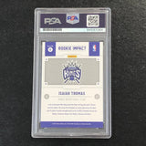 2012-13 NBA Hoops Rookie Impact #6 Isaiah Thomas Signed Card AUTO 10 PSA Slabbed RC Kings