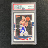 2020-21 Donruss #65 Davis Bertans Signed Card AUTO 10 PSA/DNA Slabbed Wizards