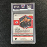 2020 Panini Mosaic #172 Davis Bertans Signed Card AUTO 10 PSA/DNA Slabbed Wizards