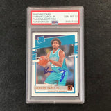 2020-21 Donruss Rated Rookie #241 Vernon Carey Jr. Signed Card AUTO 10 PSA/DNA Slabbed RC Hornets