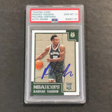 2015-16 Panini NBA Hoops #269 Rashad Vaughn Signed Card AUTO 10 PSA Slabbed RC Rookie