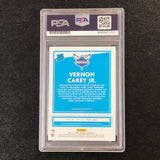 2020-21 Donruss Rated Rookie #241 Vernon Carey Jr. Signed Card AUTO 10 PSA/DNA Slabbed RC Hornets