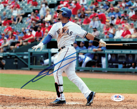 Carlos Gomez signed 8x10 photo PSA/DNA Texas Rangers Autographed