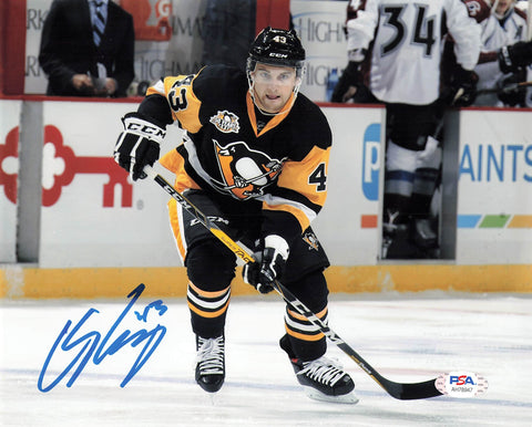 Conor Sheary signed 8x10 photo PSA/DNA Pittsburgh Penguins Autographed
