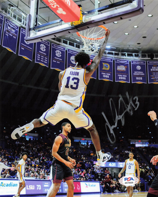 TARI EASON signed 8x10 photo PSA/DNA LSU Autographed