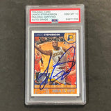 2013-14 NBA Hoops #69 Lance Stephenson Signed Card AUTO GRADE 10 PSA Slabbed Pacers