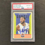 2012-13 Panini Past & Present #196 Julyan Stone Signed Card AUTO GRADE 10 PSA Slabbed Nuggets