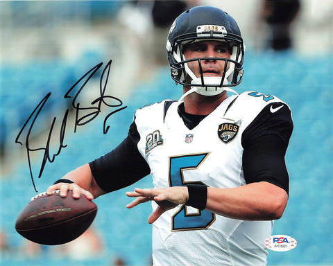 Blake Bortles signed 8x10 photo PSA/DNA Jacksonville Jaguars Autographed