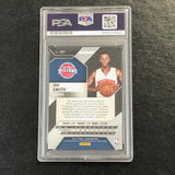 2016-17 Panini Prizm  #207 Ish Smith Signed Card AUTO PSA Slabbed Pistons