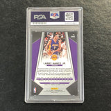 2017-18 Panini Prizm #288 Larry Nance Jr. Signed Card AUTO PSA Slabbed Lakers