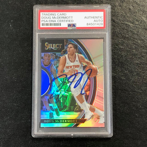 2017-18 Panini Select Holo #2 Doug McDermott Signed Card AUTO PSA Slabbed Knicks