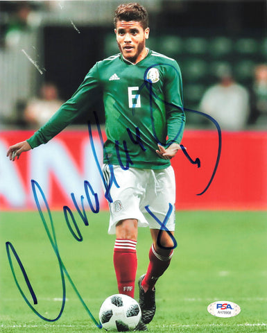 Jonathan dos Santos signed 8x10 photo PSA/DNA Team Mexico Autographed