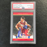 2012 NBA Hoops #237 Nikola Vucevic Signed Card AUTO PSA Slabbed 76ers