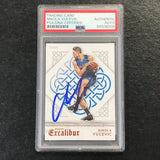 2015-16 Panini Excalibur #114 Nikola Vucevic Signed Card AUTO PSA Slabbed Magic