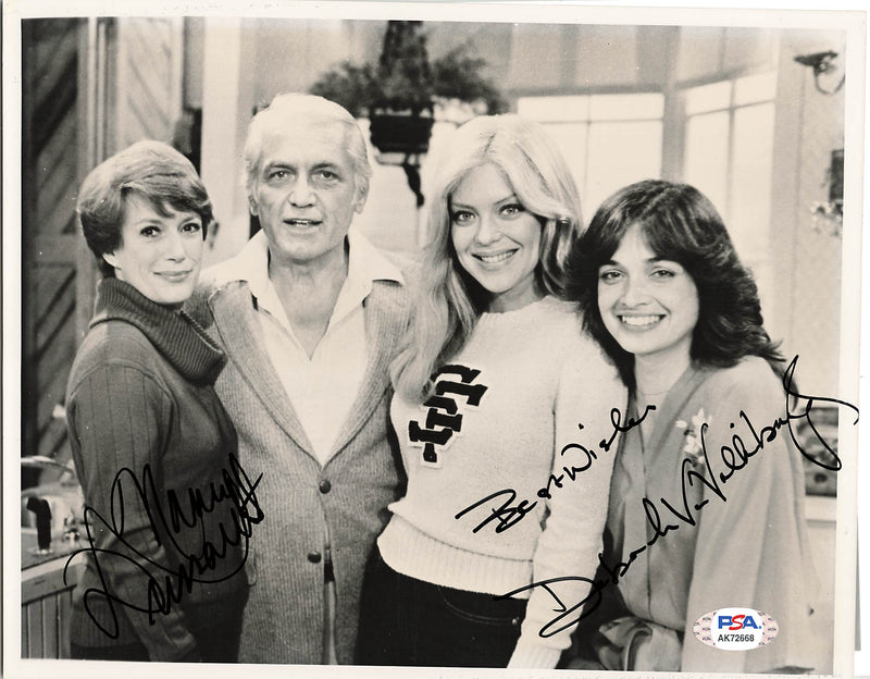 NANCY DUSSAULT DEBORAH VAN VALKENBURGH signed 8x10 photo PSA/DNA Autographed Too Close for Comfort