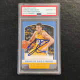 2012-13 Panini Basketball #38 Danilo Gallinari Signed AUTO 10 PSA Slabbed Nuggets