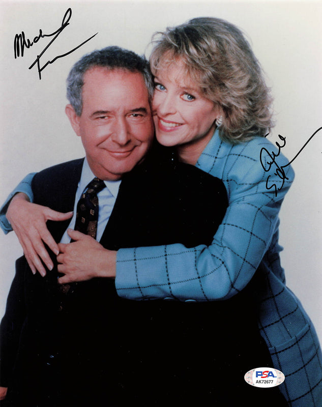 JILL EIKENBERRY MICHAEL TUCKER signed 8x10 photo PSA/DNA Autographed L.A. Law