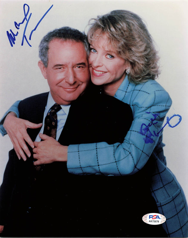 JILL EIKENBERRY MICHAEL TUCKER signed 8x10 photo PSA/DNA Autographed L.A. Law