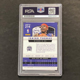 2012-13 Panini Basketball #214 Isaiah Thomas Signed Card AUTO PSA Slabbed RC Kings