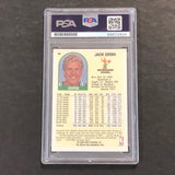 1989 NBA Hoops #66 Jack Sikma Signed Card AUTO PSA/DNA Slabbed Bucks