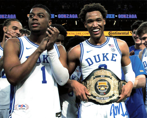 WENDELL MOORE signed 8x10 Photo PSA/DNA Duke Blue Devils Autographed