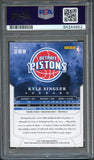 2012-13 Panini Brilliance #269 Kyle Singler Detroit Pistons Signed Card AUTO 10 PSA Slabbed Pistons RC