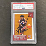 2015-16 Panini NBA Hoops #300 Justise Winslow Signed Card AUTO GRADE 10 PSA/DNA Slabbed RC Heat