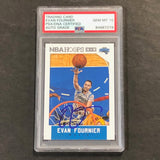 2015 Panini NBA Hoops #11 Evan Fournier Signed Card AUTO 10 PSA Slabbed