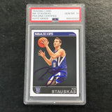 2014-15 NBA Hoops #268 Nik Stauskas Signed Card AUTO 10 PSA Slabbed RC Kings