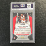 2017-18 Panini Prizm #213 Wesley Johnson Signed Card Auto 10 PSA/DNA Slabbed Clippers