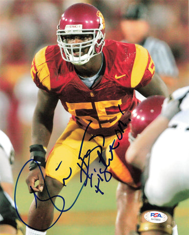 Keith Rivers signed 8x10 photo PSA/DNA USC Trojans Autographed