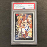 2009 Fleer #189 Mike Conley signed Auto GRADE 10 Card PSA/DNA Slabbed Grizzlies