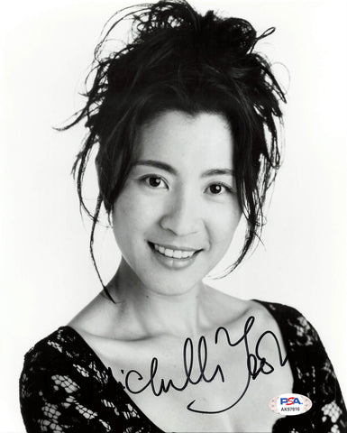 MICHELLE YEOH signed 8x10 photo PSA/DNA Autographed Tomorrow Never Dies