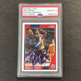 2016-17 NBA HOOPS #194 Trey Burke Signed Card AUTO 10 PSA Slabbed Wizards