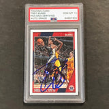 2016-17 NBA HOOPS #194 Trey Burke Signed Card AUTO 10 PSA Slabbed Wizards