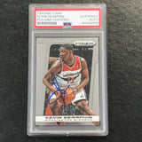 2013-14 Panini Prizm #69 Kevin Seraphin Signed Card AUTO PSA Slabbed Wizards