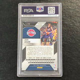 2016-17 Panini Prizm Silver #210 Jon Leuer Signed Card AUTO PSA Slabbed Pistons